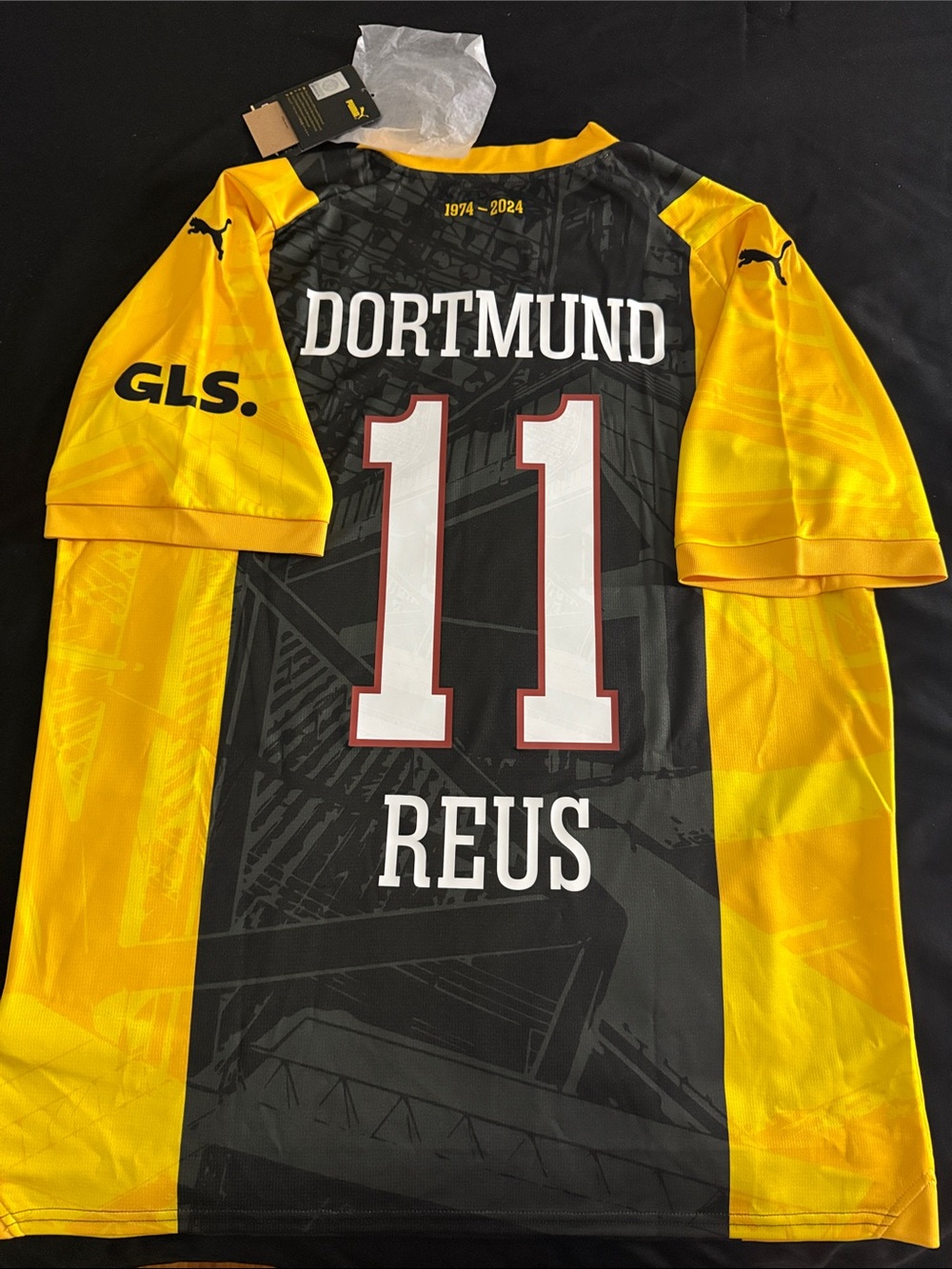 RARE Borussia Dortmund #11 Marco Reus 2023-24 Puma 4th Box Edition Jersey